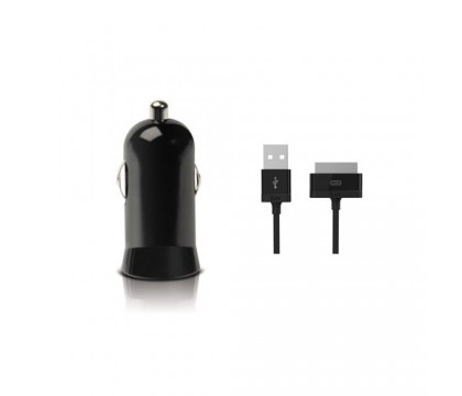 iLuv iCC262BLK Micro USB Sync Cable and Car Charger